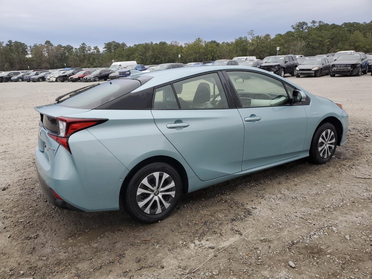 2019 Toyota Prius VIN JTDL9RFU4K3008685 Copart auction photo, front end / side damage thumbnail 3