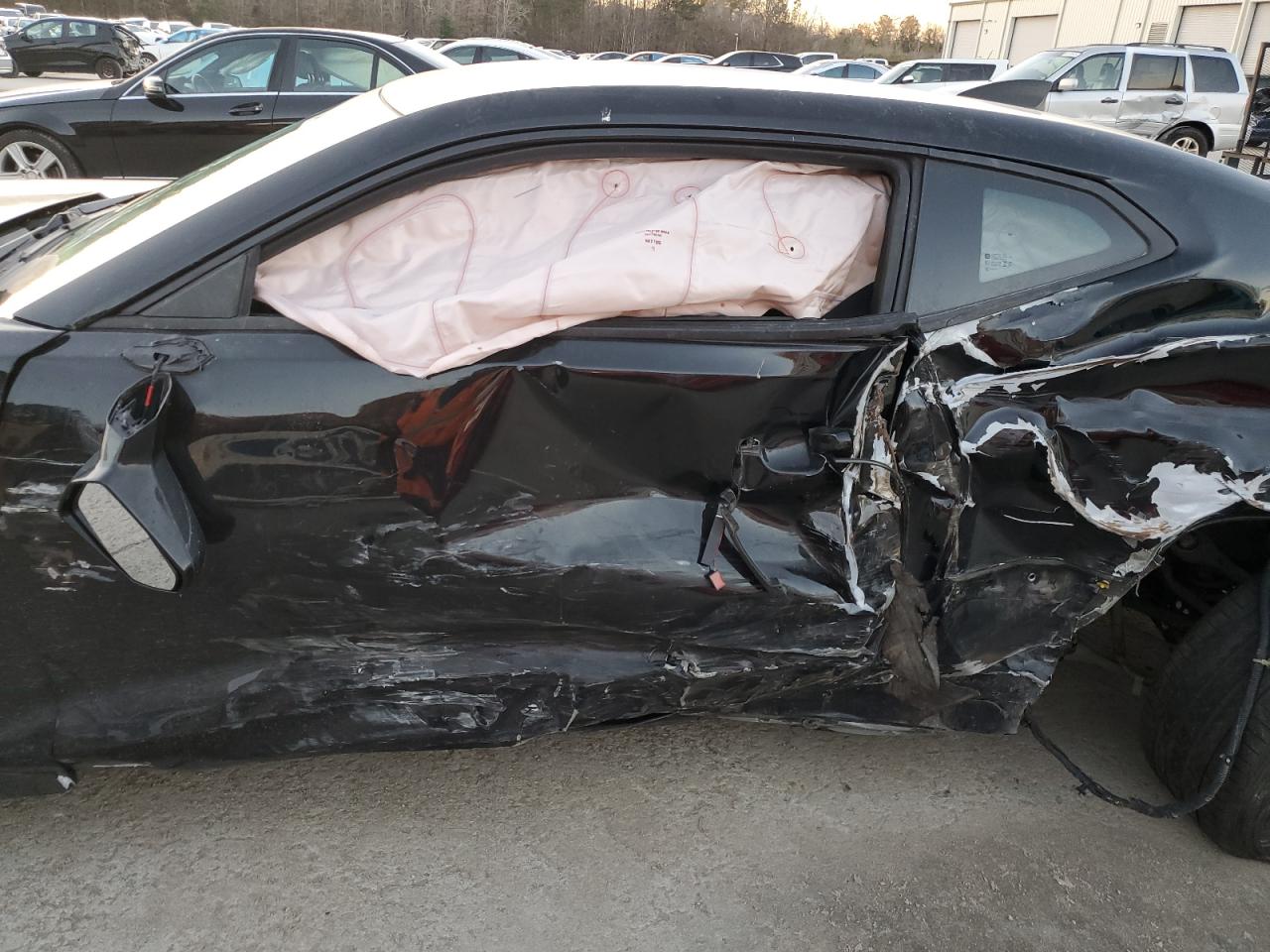 2019 Chevrolet Camaro VIN 1G1FB1RX1K0145117 Copart auction photo, rear end / side damage thumbnail 7