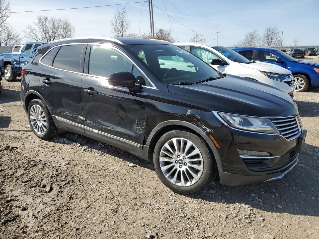 2017 Lincoln MKC VIN 5LMCJ3D97HUL51473 Copart auction photo, side / front end damage thumbnail 4