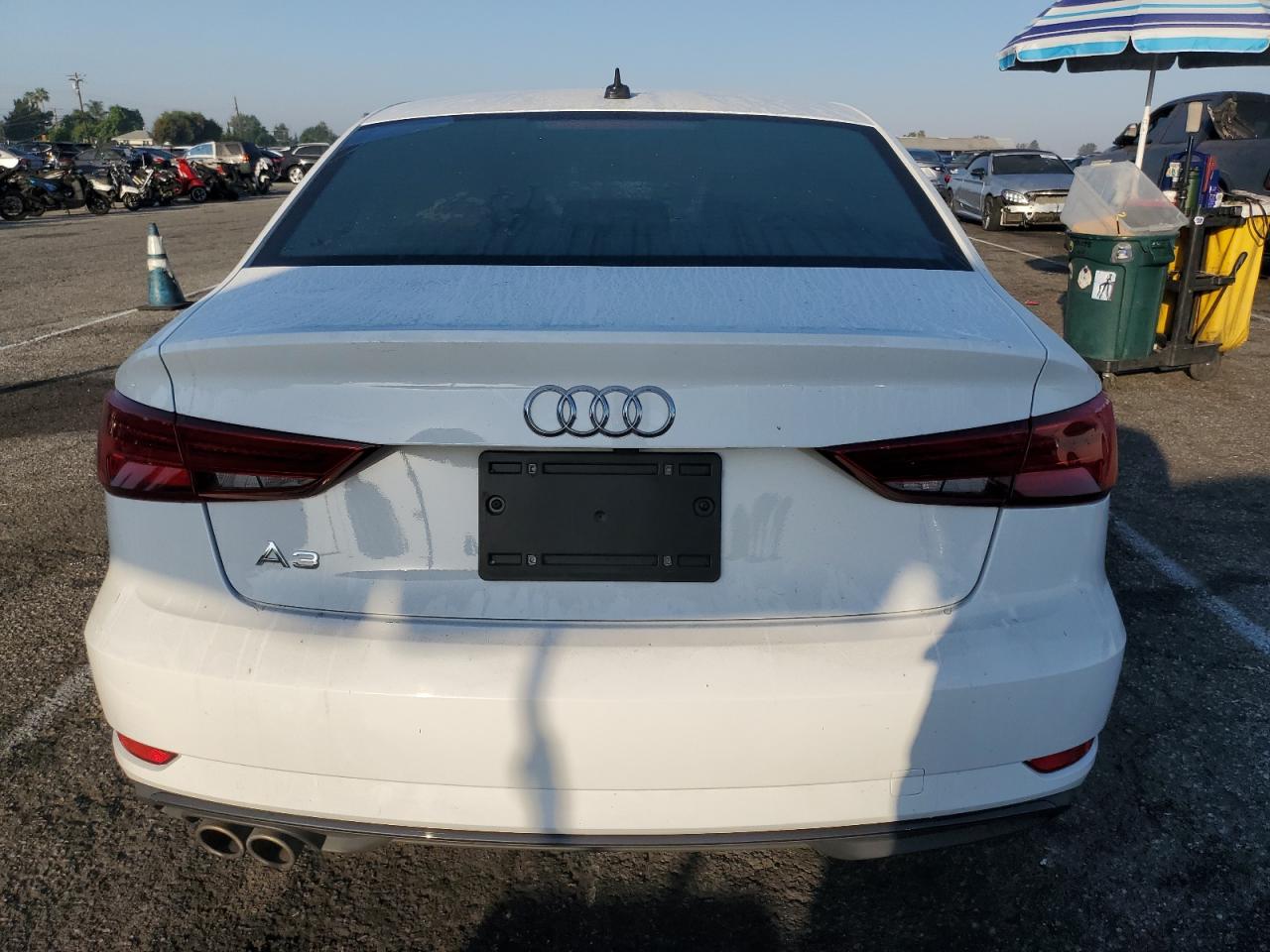 2019 Audi A3 VIN WAUAUGFF0KA107685 Copart auction photo, front end / minor dent/scratches damage thumbnail 6