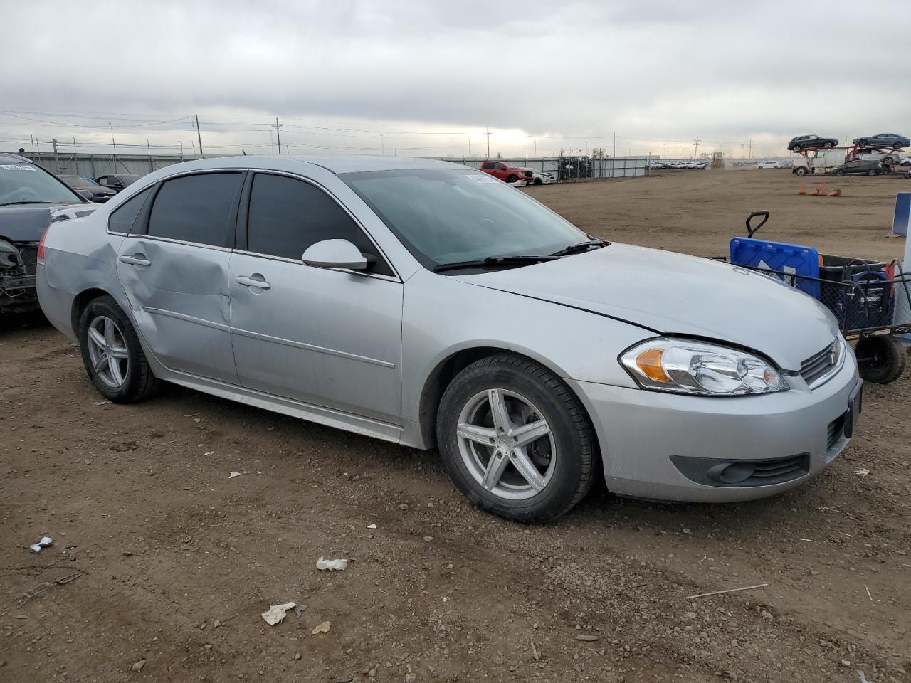2010 Chevrolet Impala VIN 2G1WB5EK4A1263389 Copart auction photo, side damage thumbnail 4