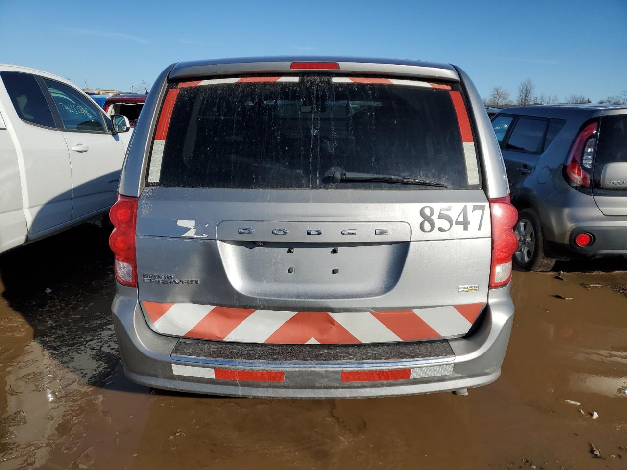 2019 Dodge Caravan VIN 2C4RDGBG5KR580353 Copart auction photo, mechanical damage thumbnail 6