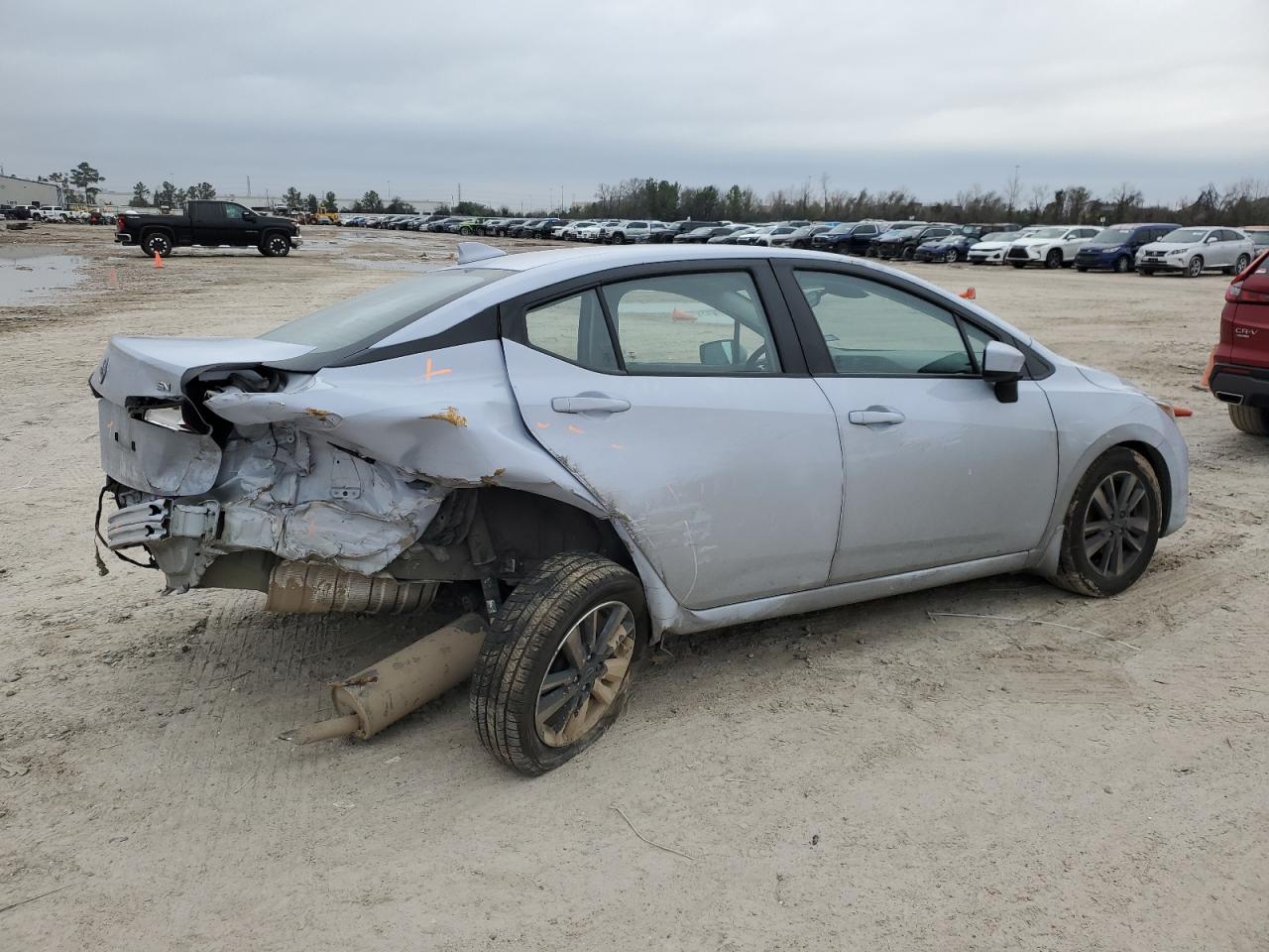 2024 Nissan Versa VIN 3N1CN8EV6RL856410 Copart auction photo, all over / undercarriage damage thumbnail 3