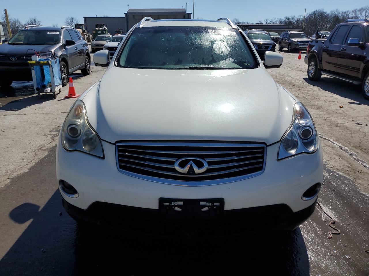 2011 Infiniti EX VIN JN1AJ0HP7BM801591 Copart auction photo, rear end / minor dent/scratches damage thumbnail 5