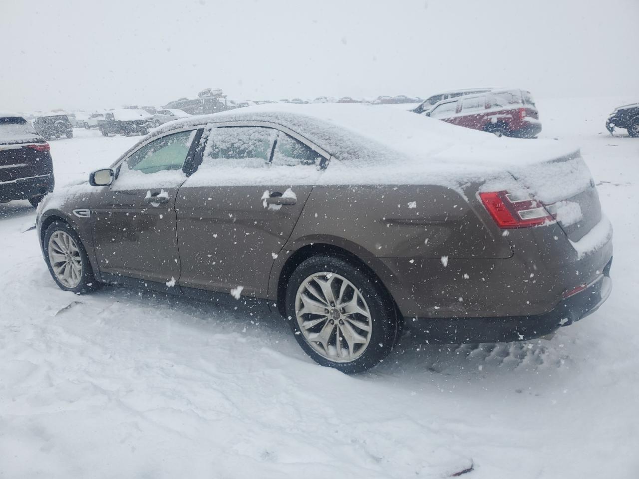 2015 Ford Taurus VIN 1FAHP2F88FG110906 Copart auction photo, front end damage thumbnail 2