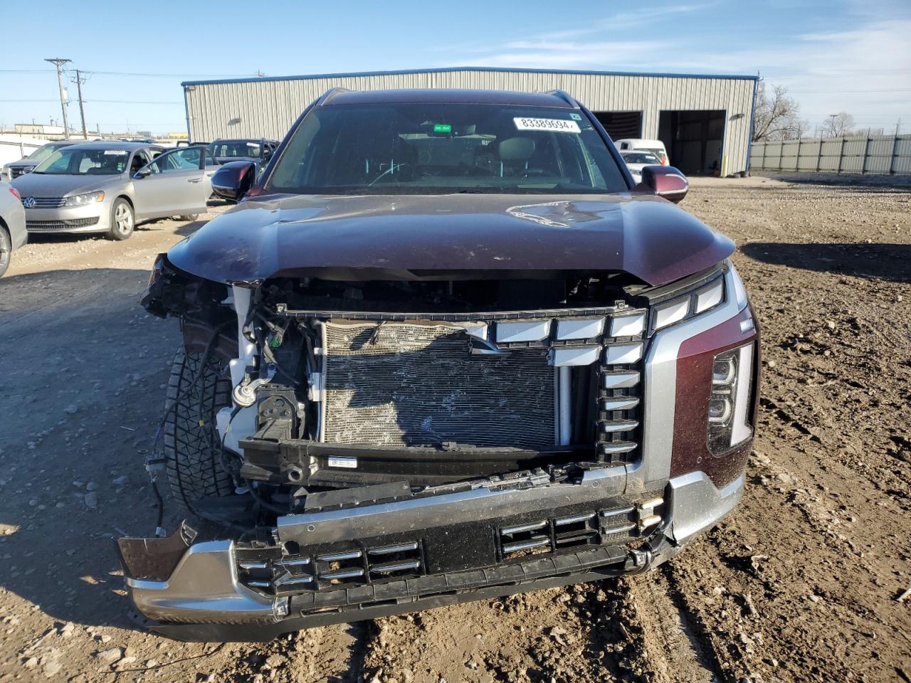 2023 Hyundai Palisade VIN KM8R7DGE9PU514309 Copart auction photo, front end damage thumbnail 5
