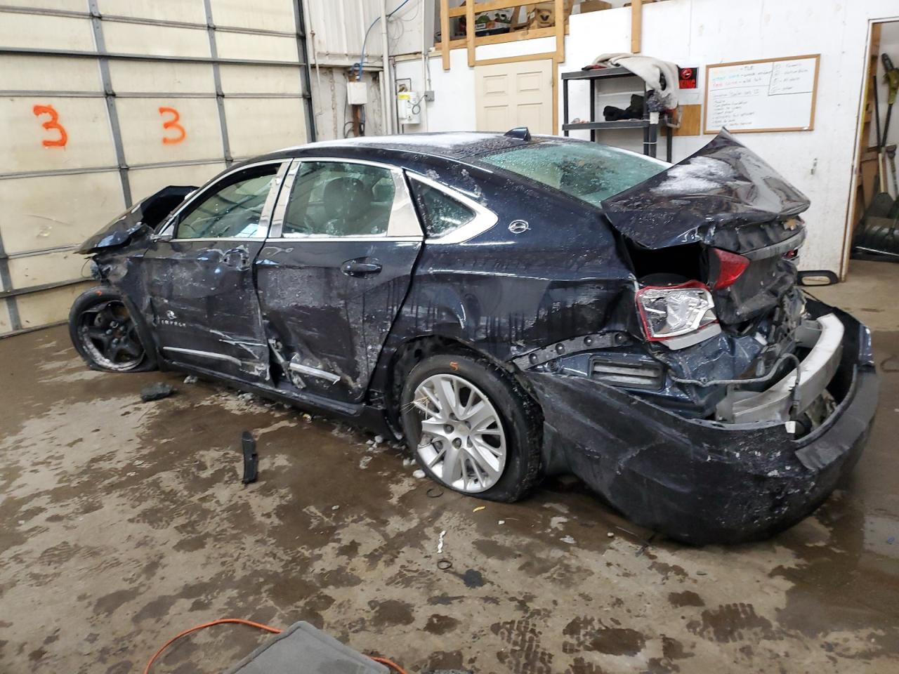 2014 Chevrolet Impala VIN 2G11Y5SL3E9186933 Copart auction photo, all over damage thumbnail 2
