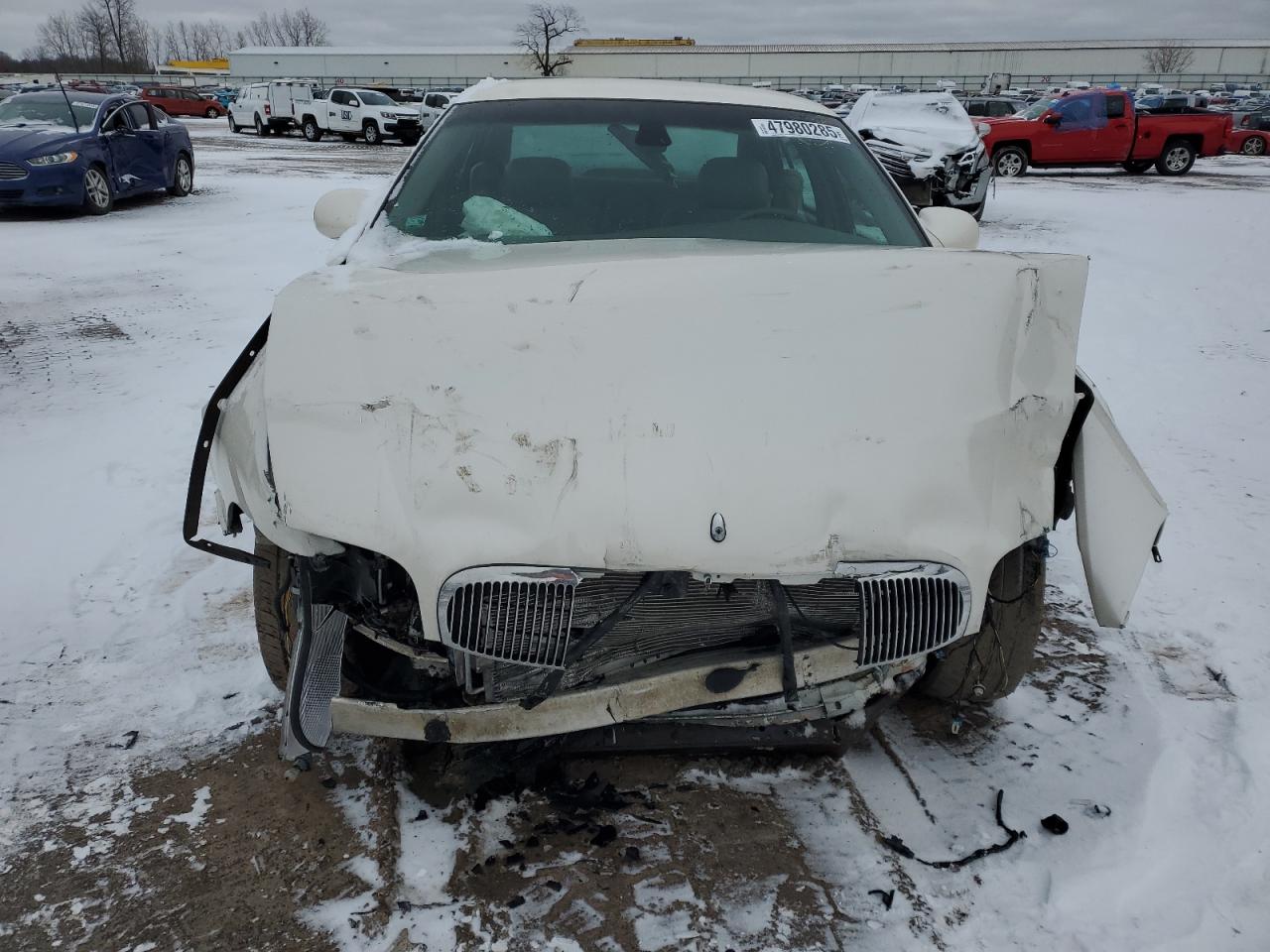 2002 Buick Park Avenue VIN 1G4CW54K924189081 Copart auction photo, front end / side damage thumbnail 5