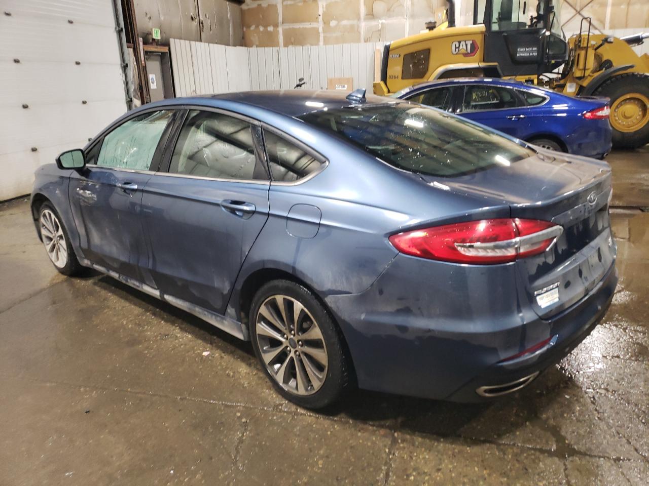 2019 Ford Fusion VIN 3FA6P0T94KR261138 Copart auction photo, front end damage thumbnail 2