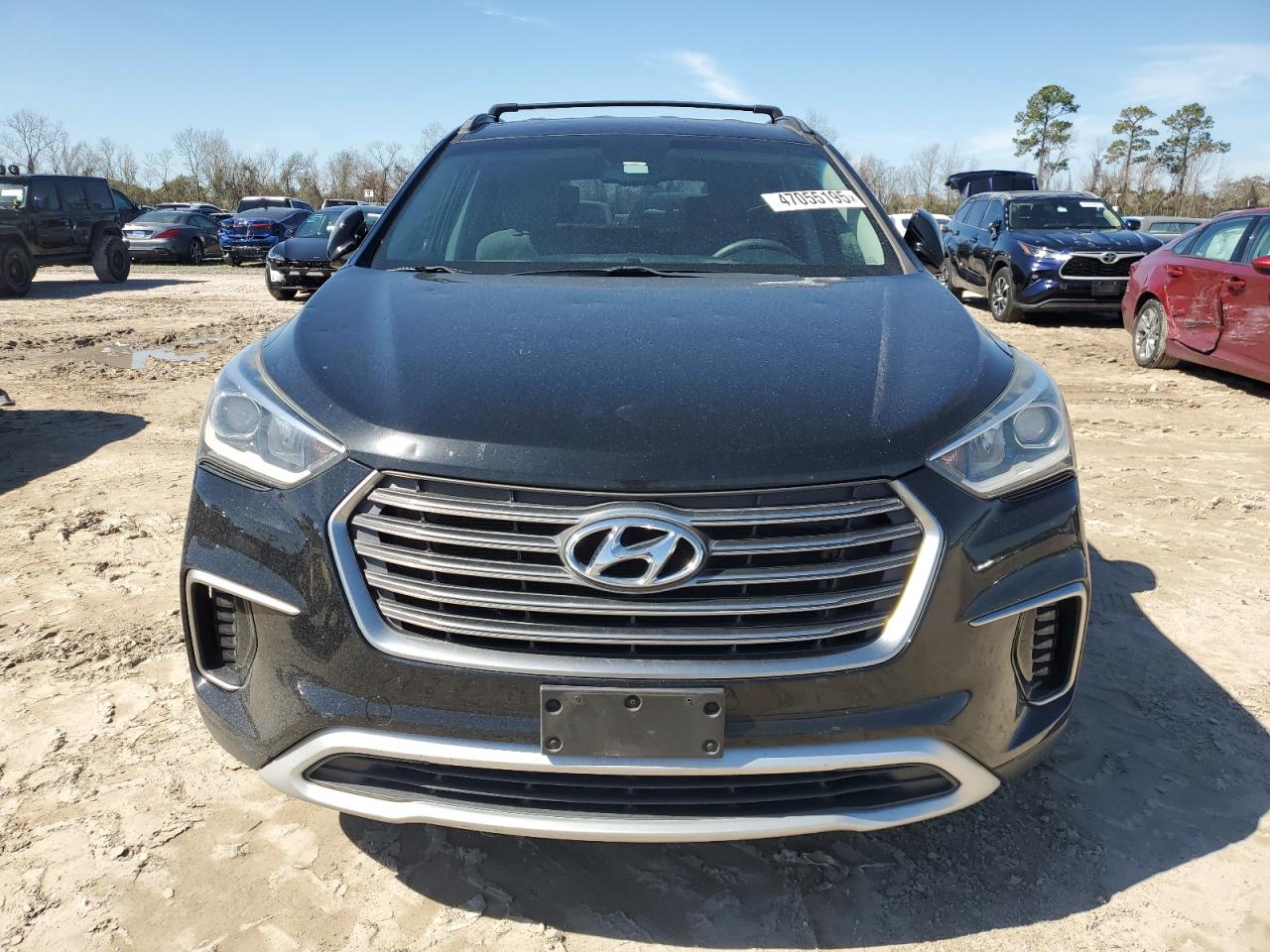 2018 Hyundai Santa Fe VIN KM8SM4HF2JU277607 Copart auction photo, rear end / minor dent/scratches damage thumbnail 5