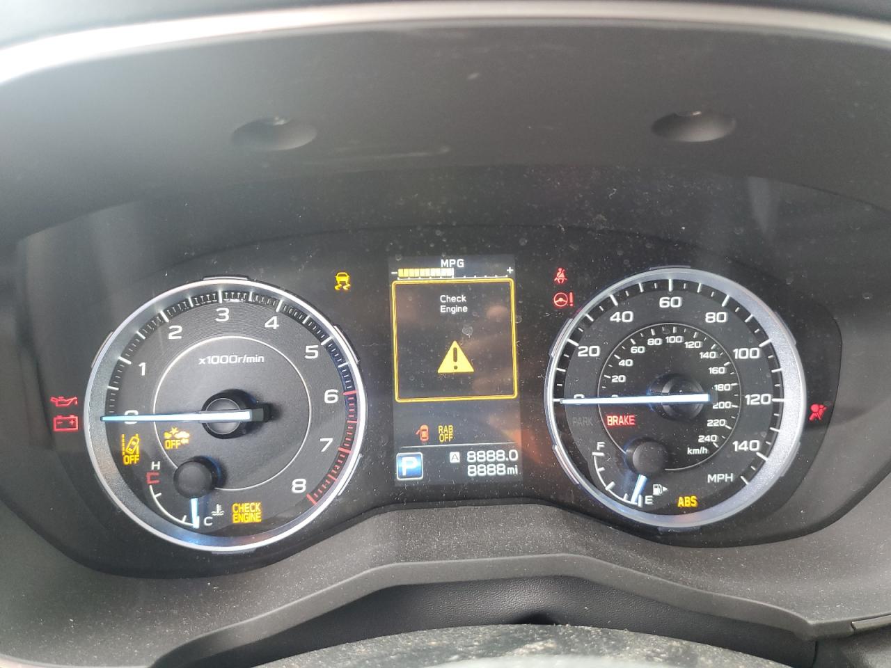 2021 Subaru Ascent VIN 4S4WMAPD4M3403136 Copart auction photo, water/flood / rear end damage thumbnail 9