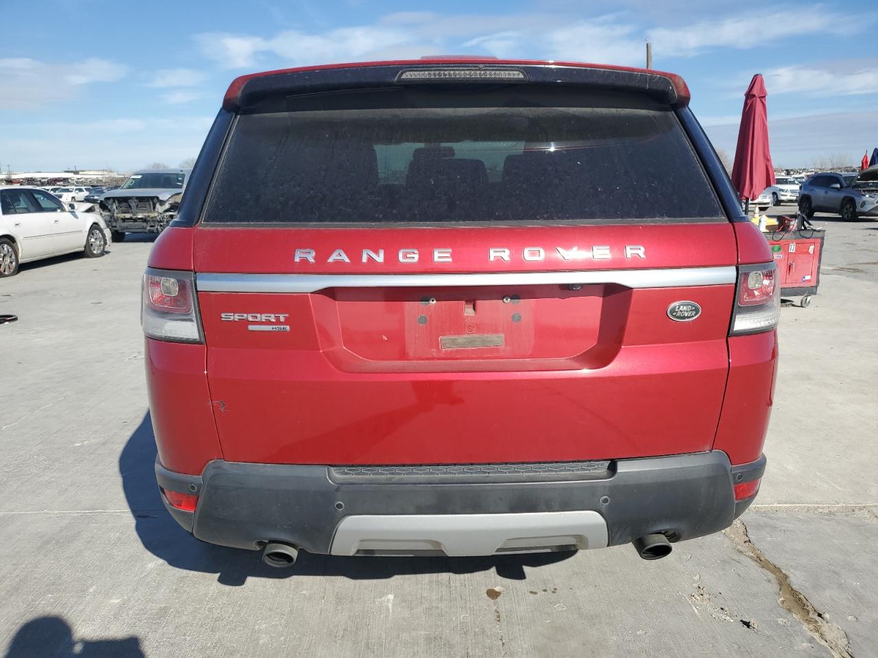 2015 Land Rover Range Rover VIN SALWR2VF2FA604170 Copart auction photo, side / front end damage thumbnail 6