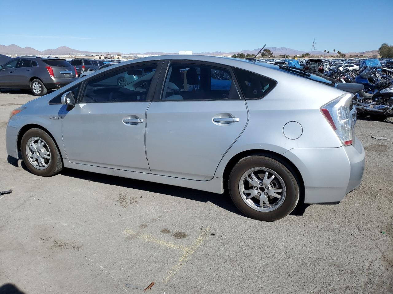 2011 Toyota Prius VIN JTDKN3DU4B0250756 Copart auction photo, side damage thumbnail 2