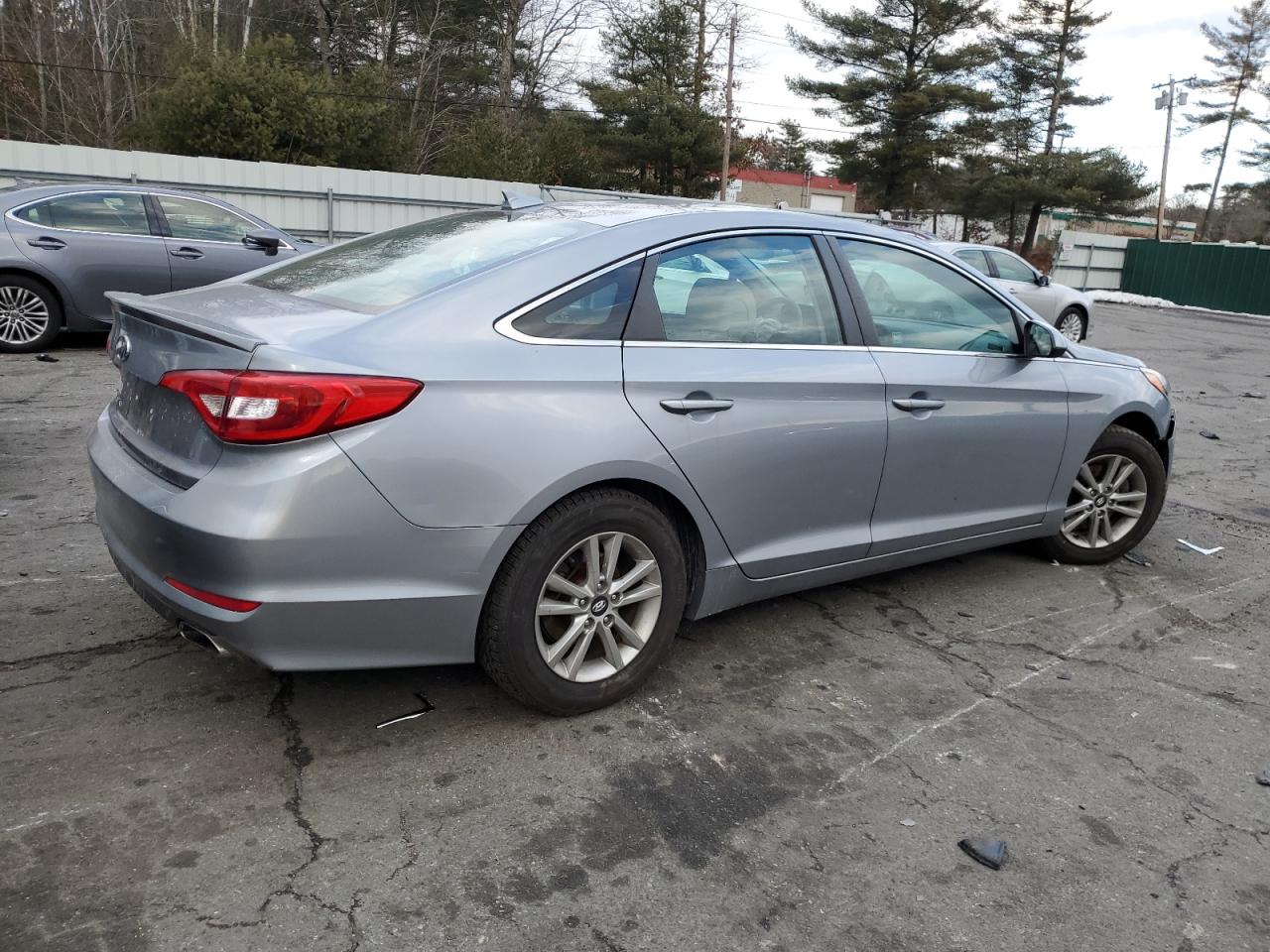 2017 Hyundai Sonata VIN 5NPE24AF4HH514796 Copart auction photo, front end / undercarriage damage thumbnail 3