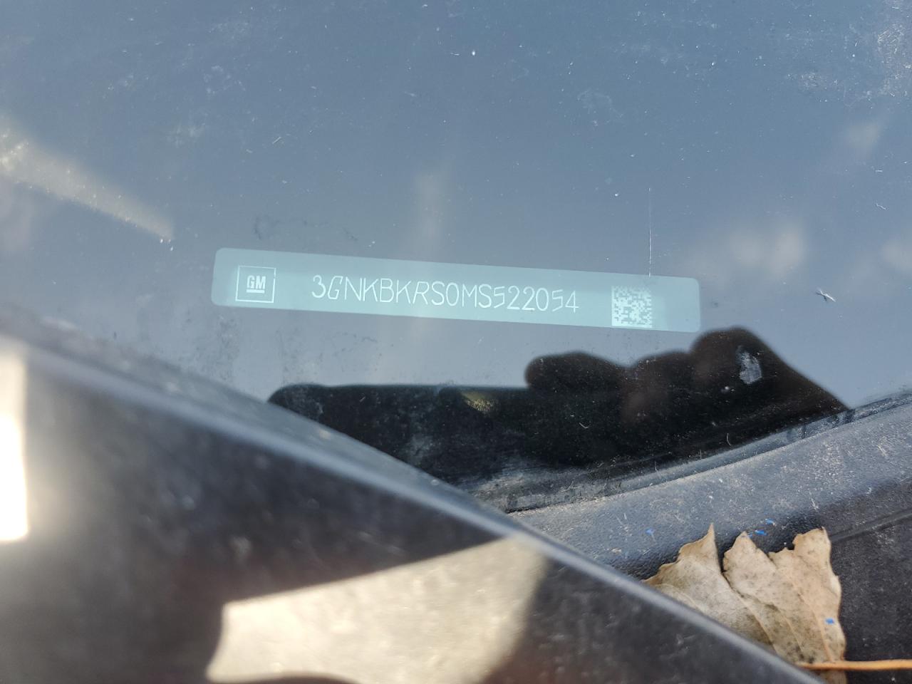 2021 Chevrolet Blazer VIN 3GNKBKRS0MS522054 Copart auction photo, stripped damage thumbnail 13