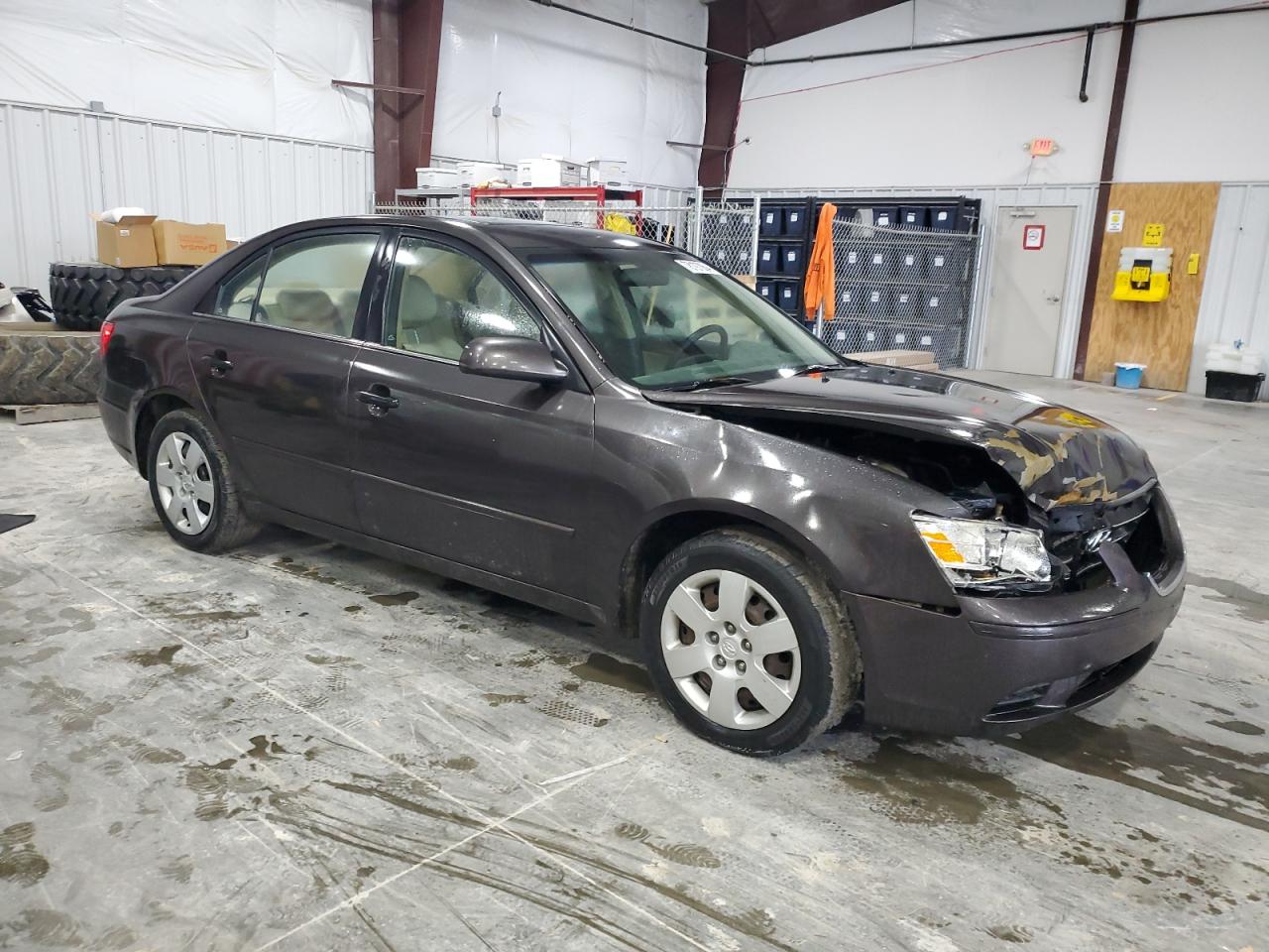 2010 Hyundai Sonata VIN 5NPET4AC6AH637427 Copart auction photo, front end damage thumbnail 4