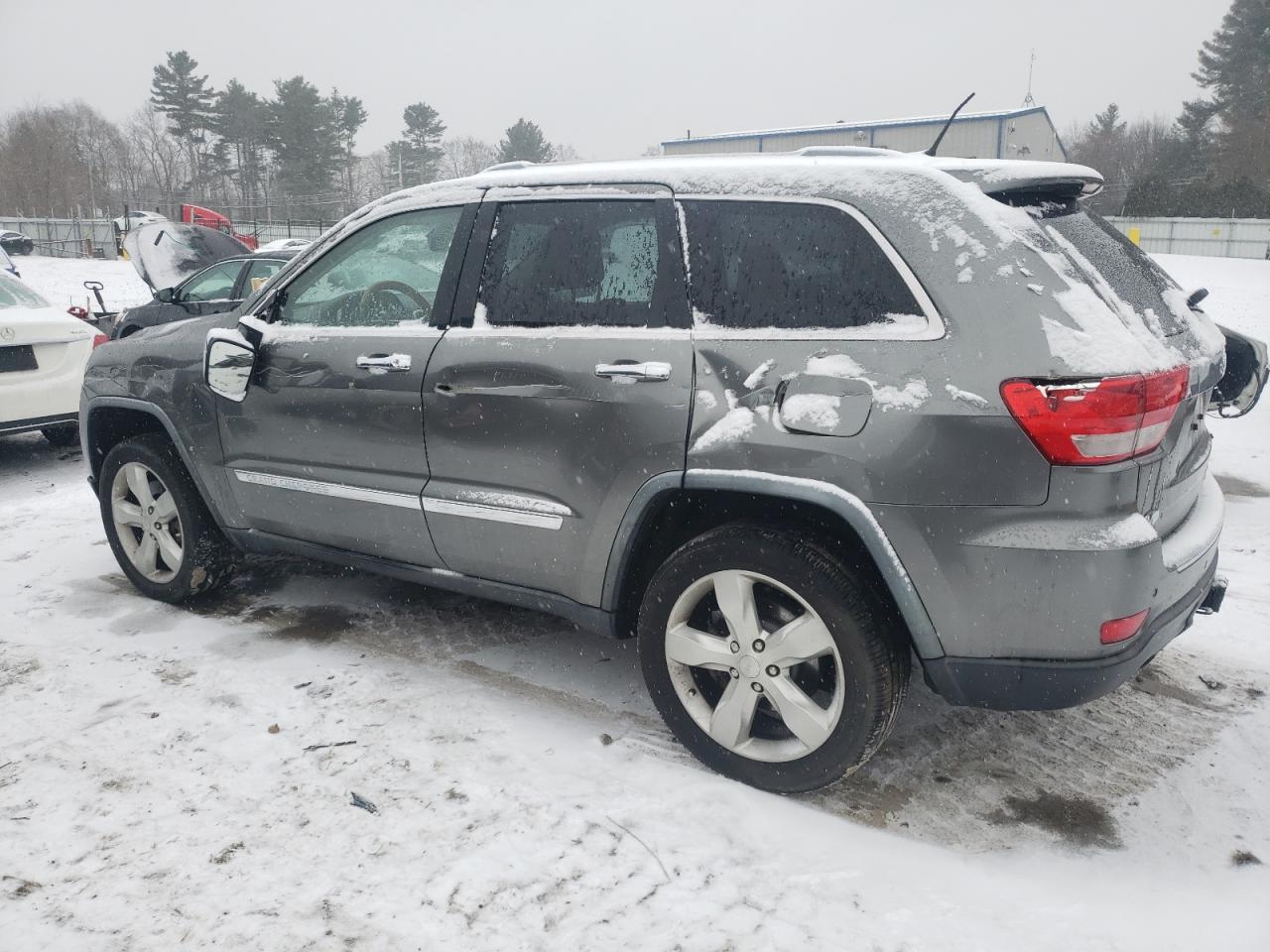 2012 Jeep Grand Cherokee VIN 1C4RJFCT9CC133534 Copart auction photo, side / rear end damage thumbnail 2