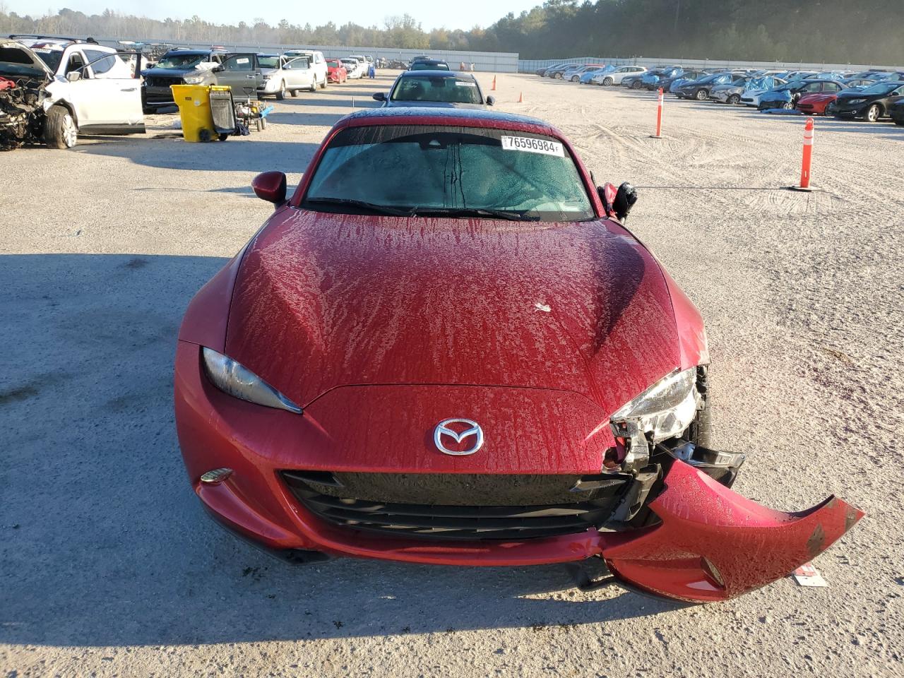 2023 Mazda MX-5 VIN JM1NDAM71P0559428 Copart auction photo, side / front end damage thumbnail 5