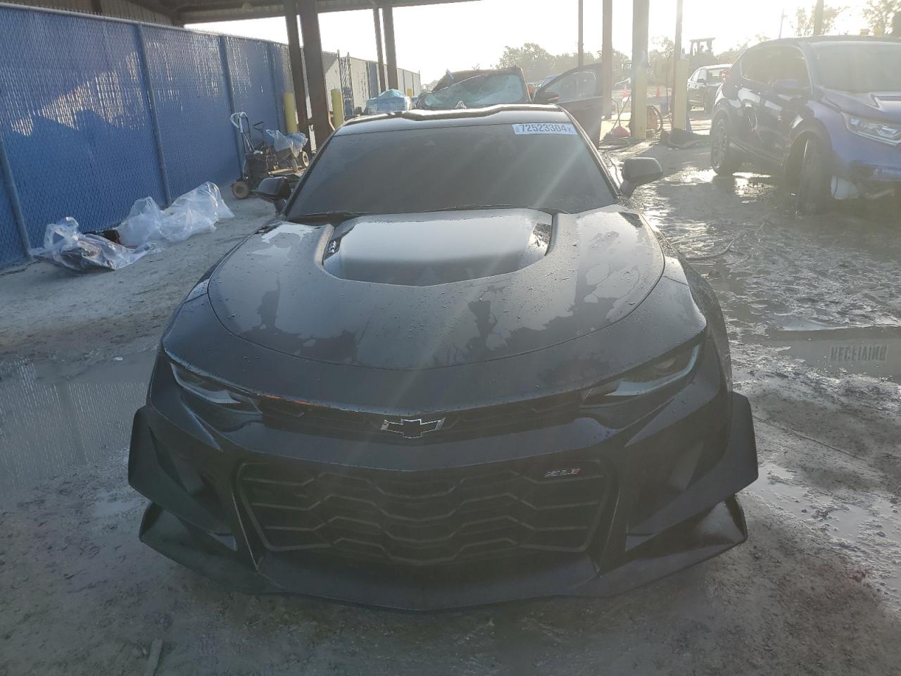2022 Chevrolet Camaro VIN 1G1FK1R63N0133210 Copart auction photo, missing/altered vin damage thumbnail 5