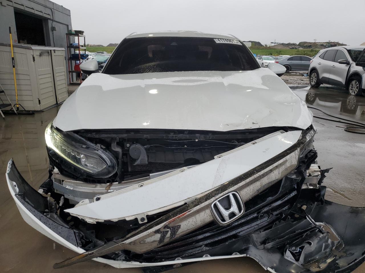 2018 Honda Accord VIN 1HGCV1F35JA248554 Copart auction photo, front end / rear end damage thumbnail 5