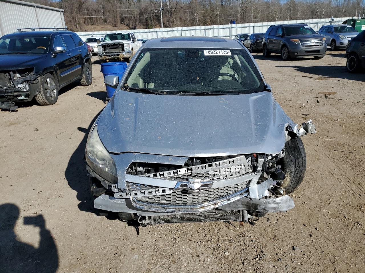 2013 Chevrolet Malibu VIN 1G11J5SX8DF154055 Copart auction photo, front end / side damage thumbnail 5