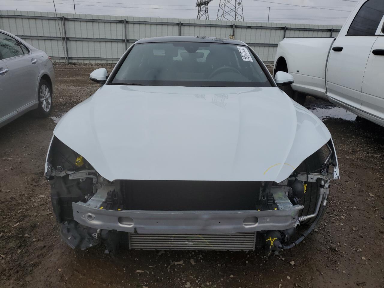 2020 Audi A5 VIN WAUCNCF54LA001053 Copart auction photo, front end damage thumbnail 5