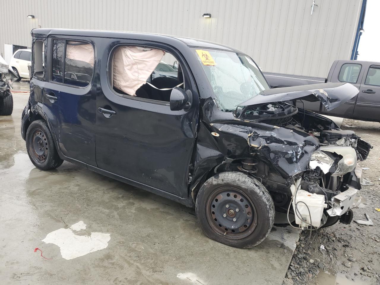 2010 Nissan Cube VIN JN8AZ2KRXAT152292 Copart auction photo, rollover damage thumbnail 4