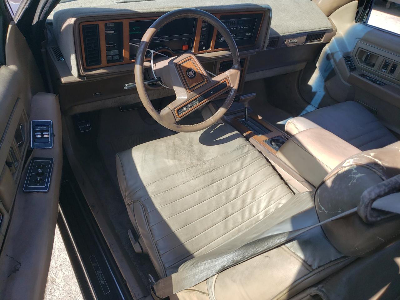 1988 Cadillac Eldorado VIN 1G6EL115XJU611177 Copart auction photo, side / front end damage thumbnail 8