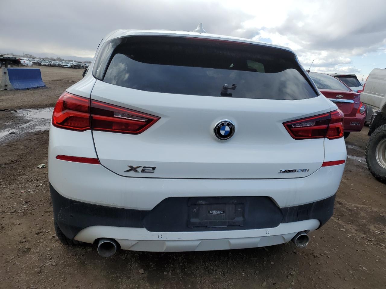 2020 BMW X2 VIN WBXYJ1C03L5P08657 Copart auction photo, undercarriage / front end damage thumbnail 6