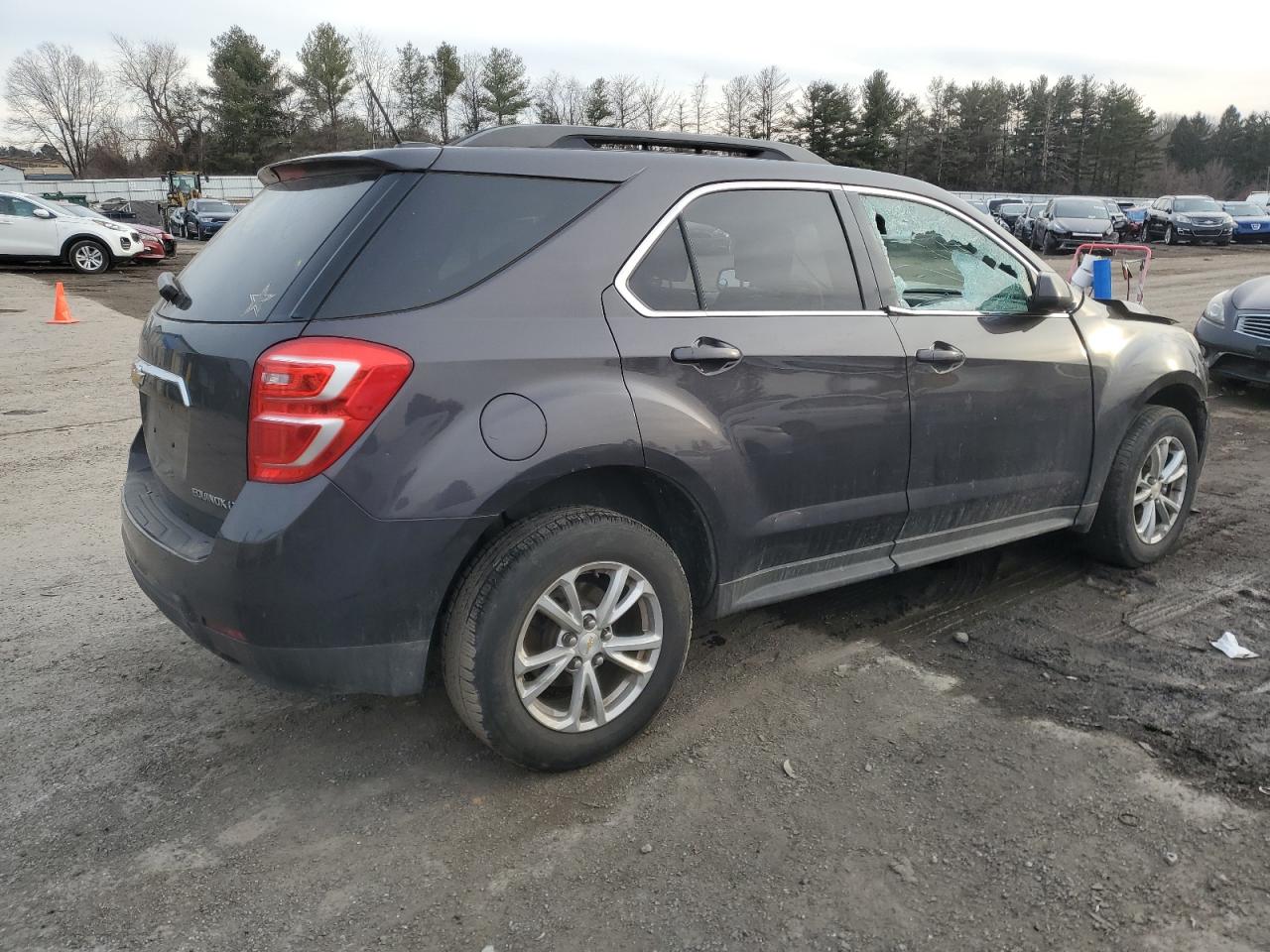 2016 Chevrolet Equinox VIN 2GNALCEK4G6206602 Copart auction photo, front end / side damage thumbnail 3
