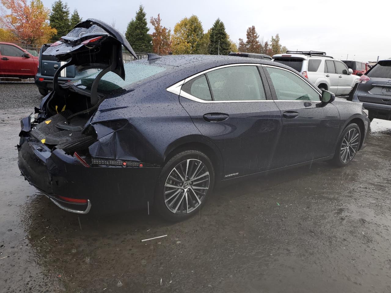 2022 Lexus ES VIN 58ADA1C14NU018336 Copart auction photo, rear end damage thumbnail 3