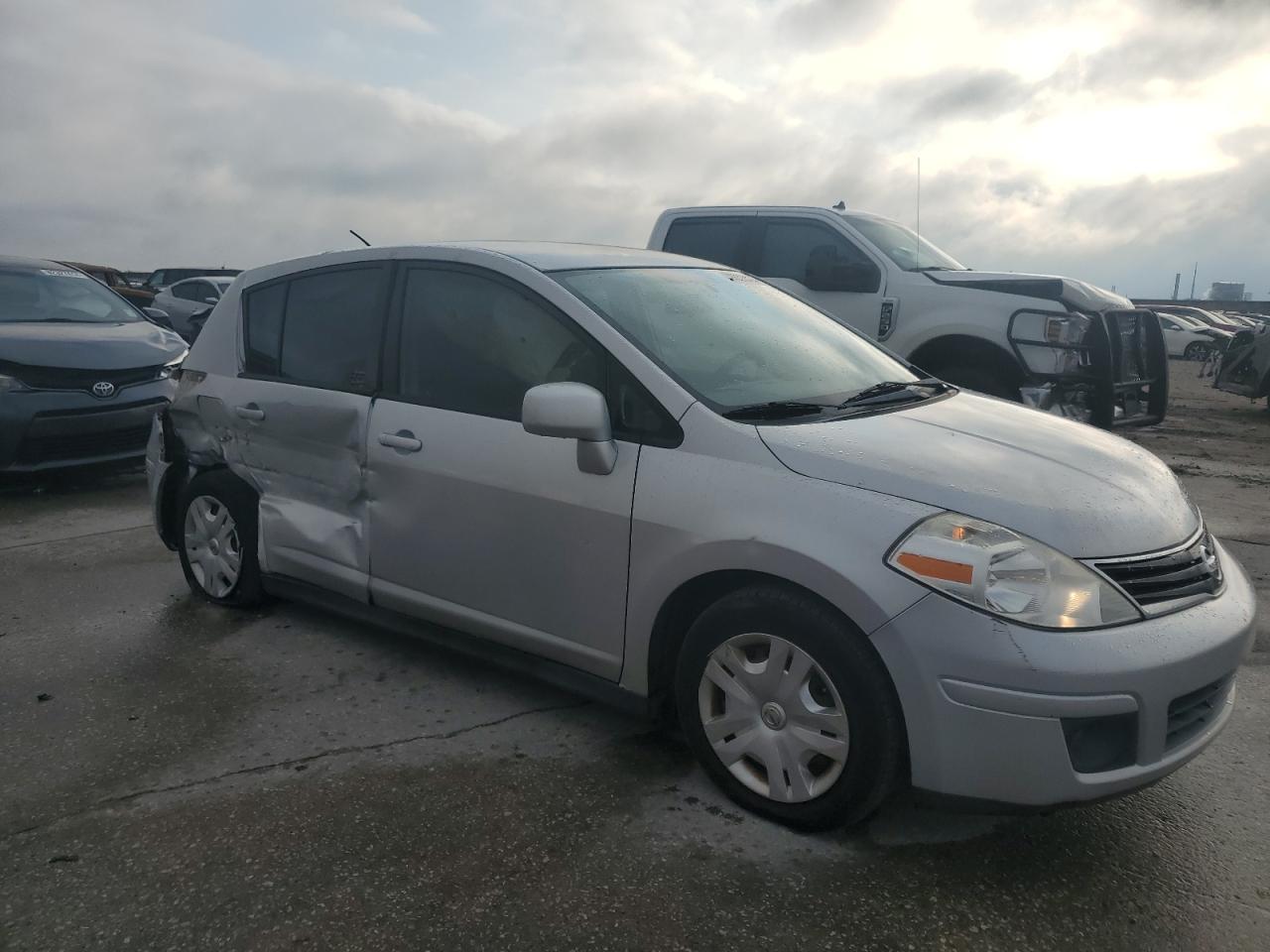 2012 Nissan Versa VIN 3N1BC1CP9CK204004 Copart auction photo, side / rear end damage thumbnail 4