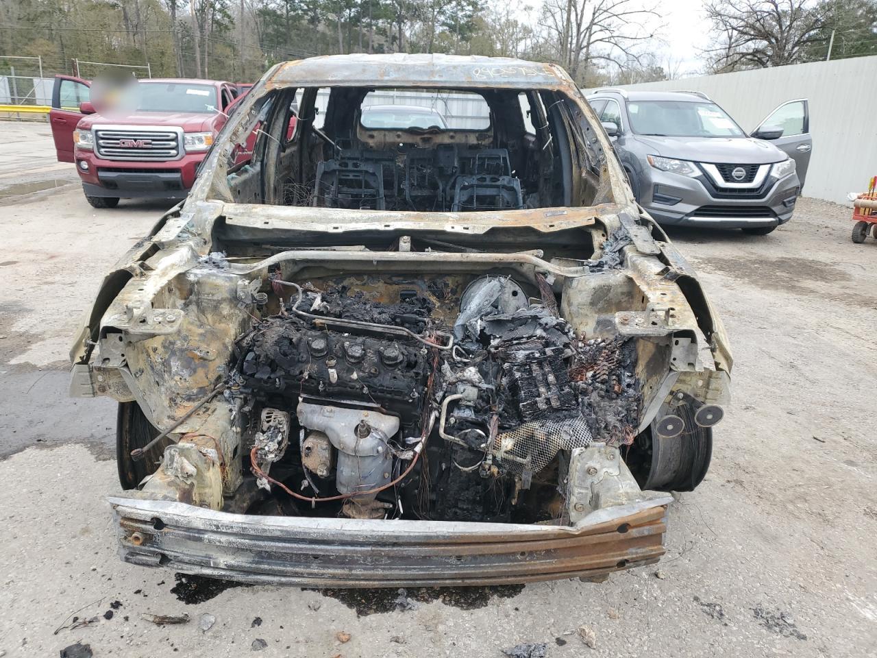 2013 Ford Explorer VIN 1FM5K7B89DGC89755 Copart auction photo, burn damage thumbnail 5