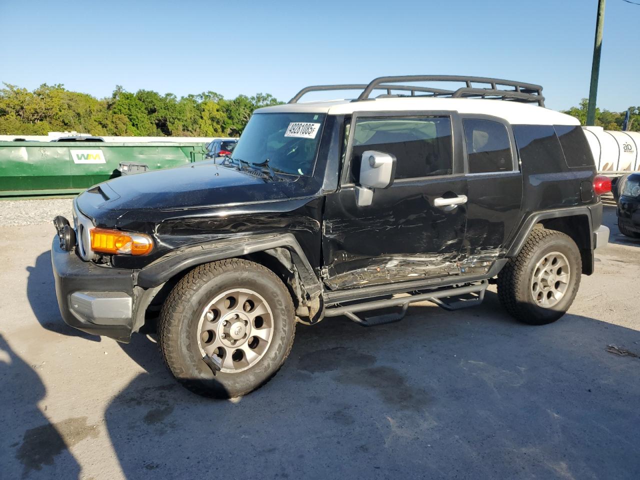 2011 Toyota FJ Cruiser VIN JTEBU4BF7BK110777 - Copart auction photo