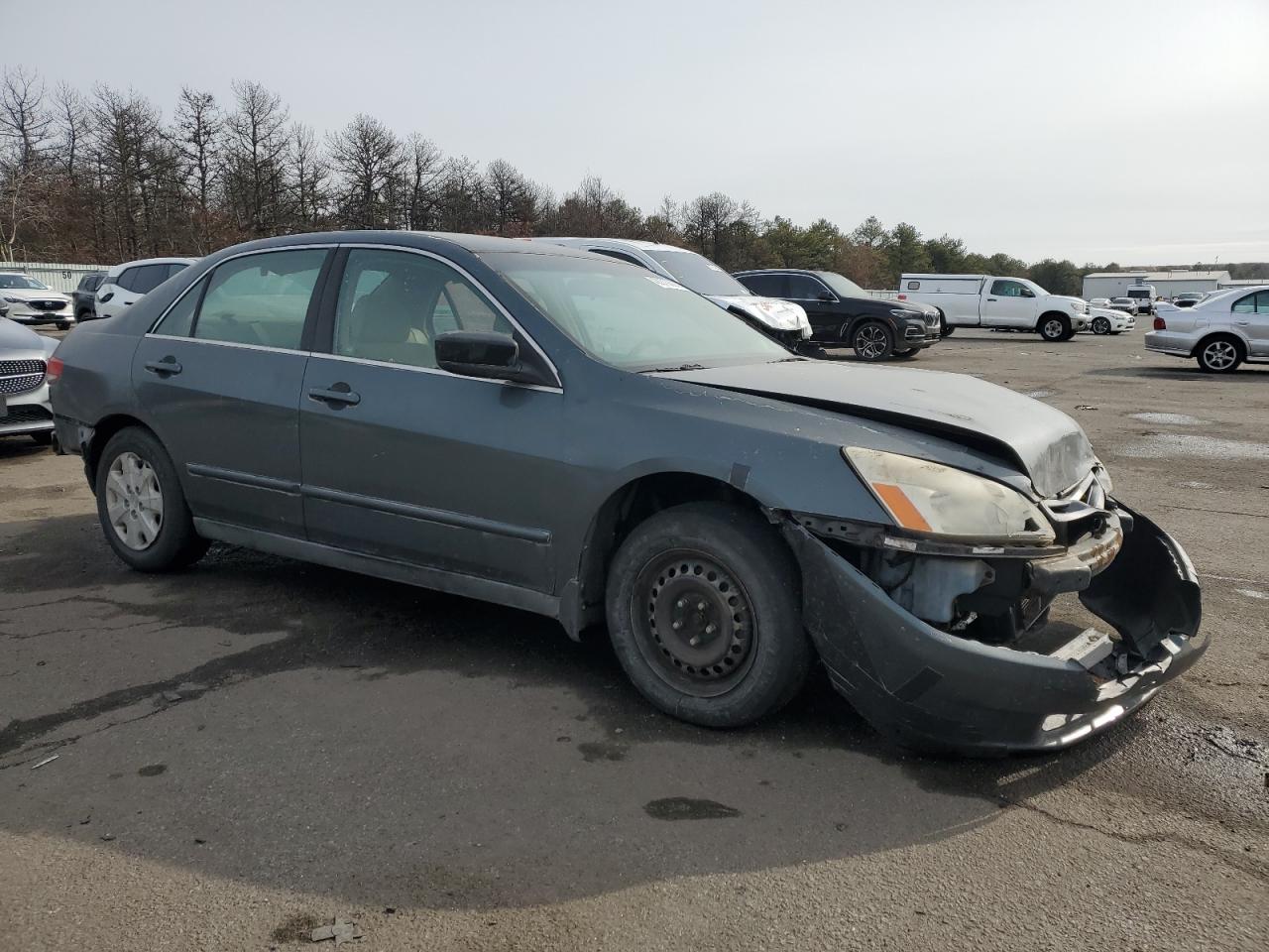 2004 Honda Accord VIN 1HGCM56374A109444 Copart auction photo, front end / rear end damage thumbnail 4