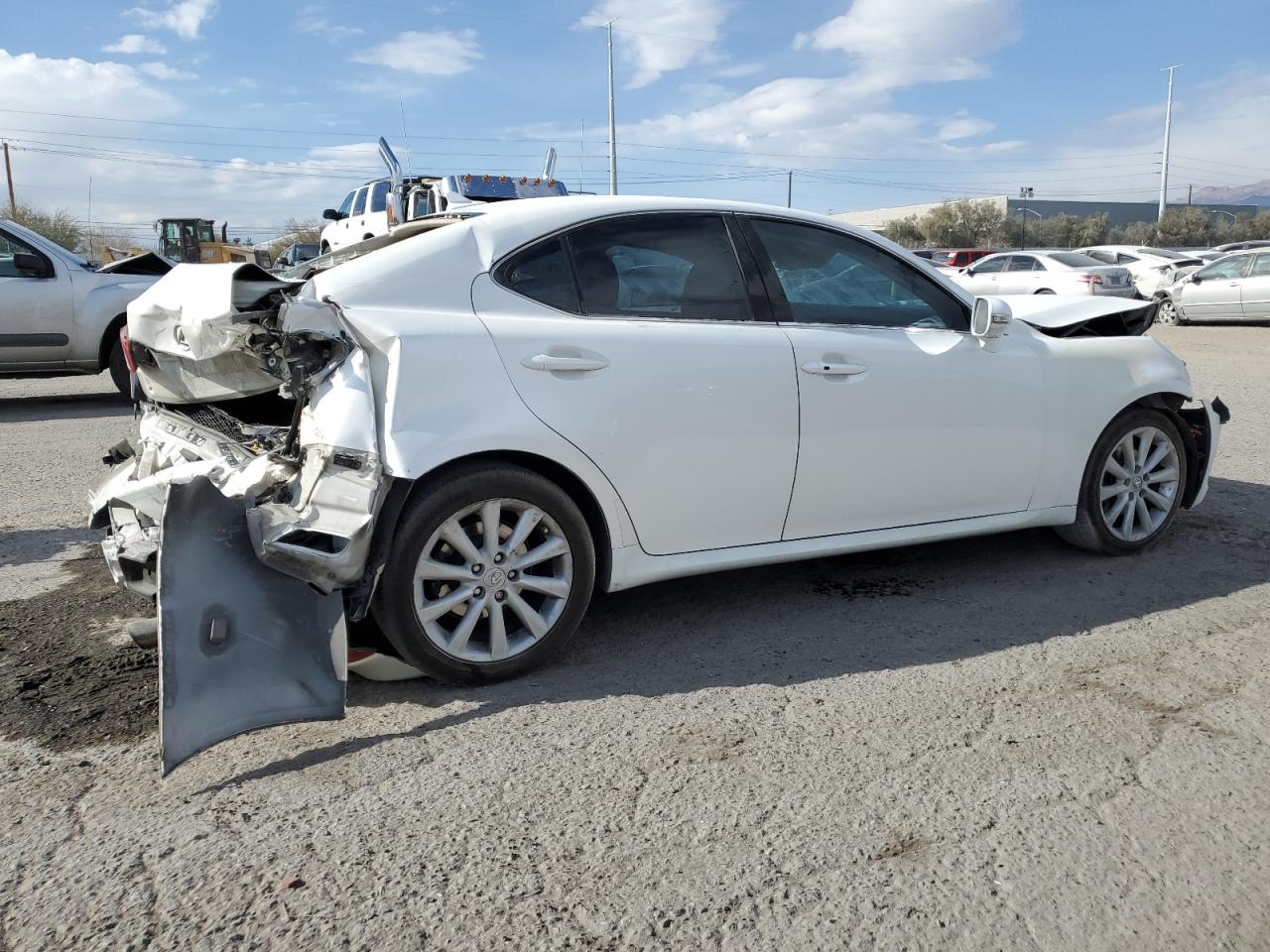 2009 Lexus IS VIN JTHBK262295091312 Copart auction photo, all over damage thumbnail 3