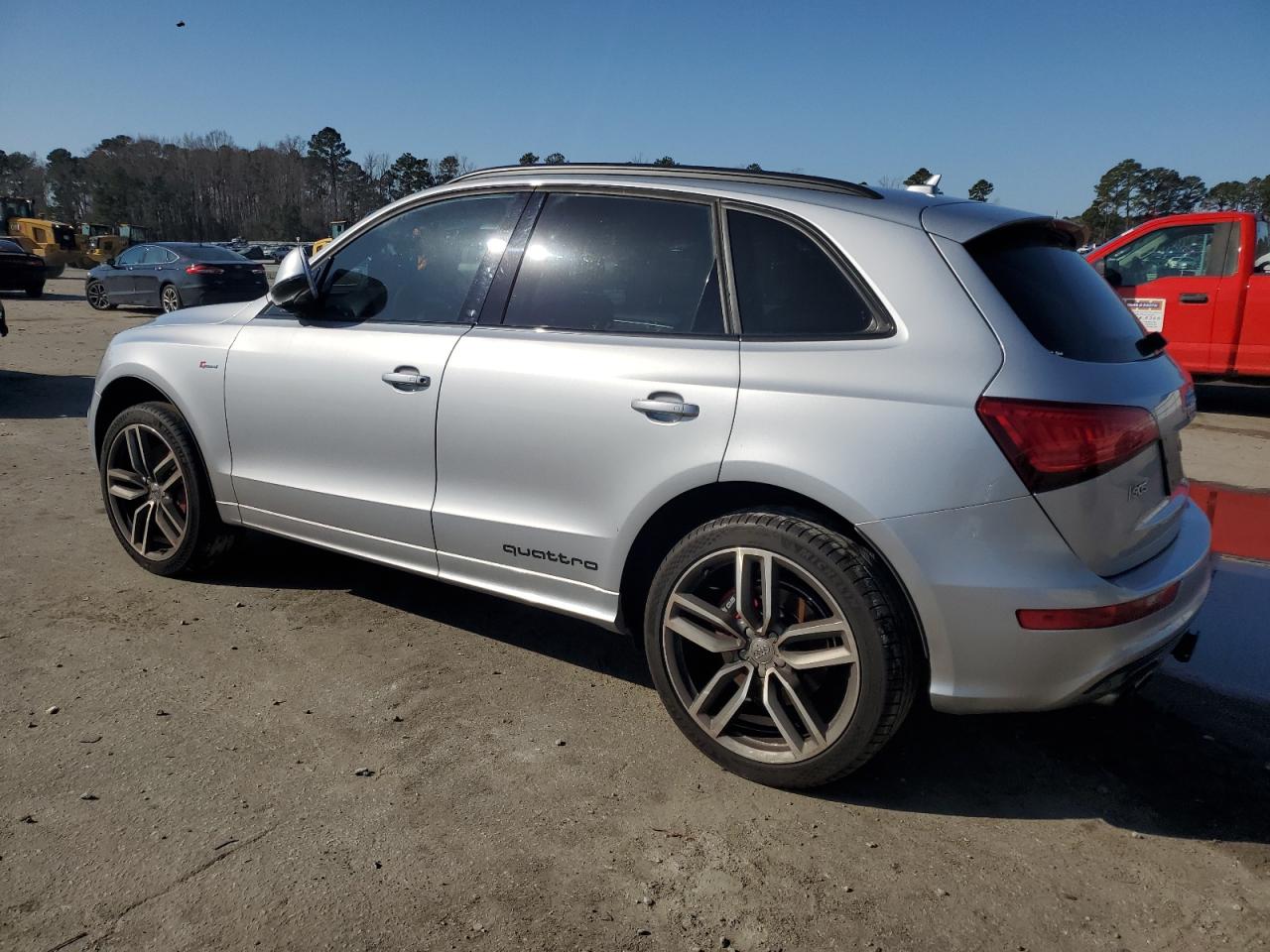 2016 Audi SQ5 VIN WA1CCAFP0GA130776 Copart auction photo, front end / side damage thumbnail 2