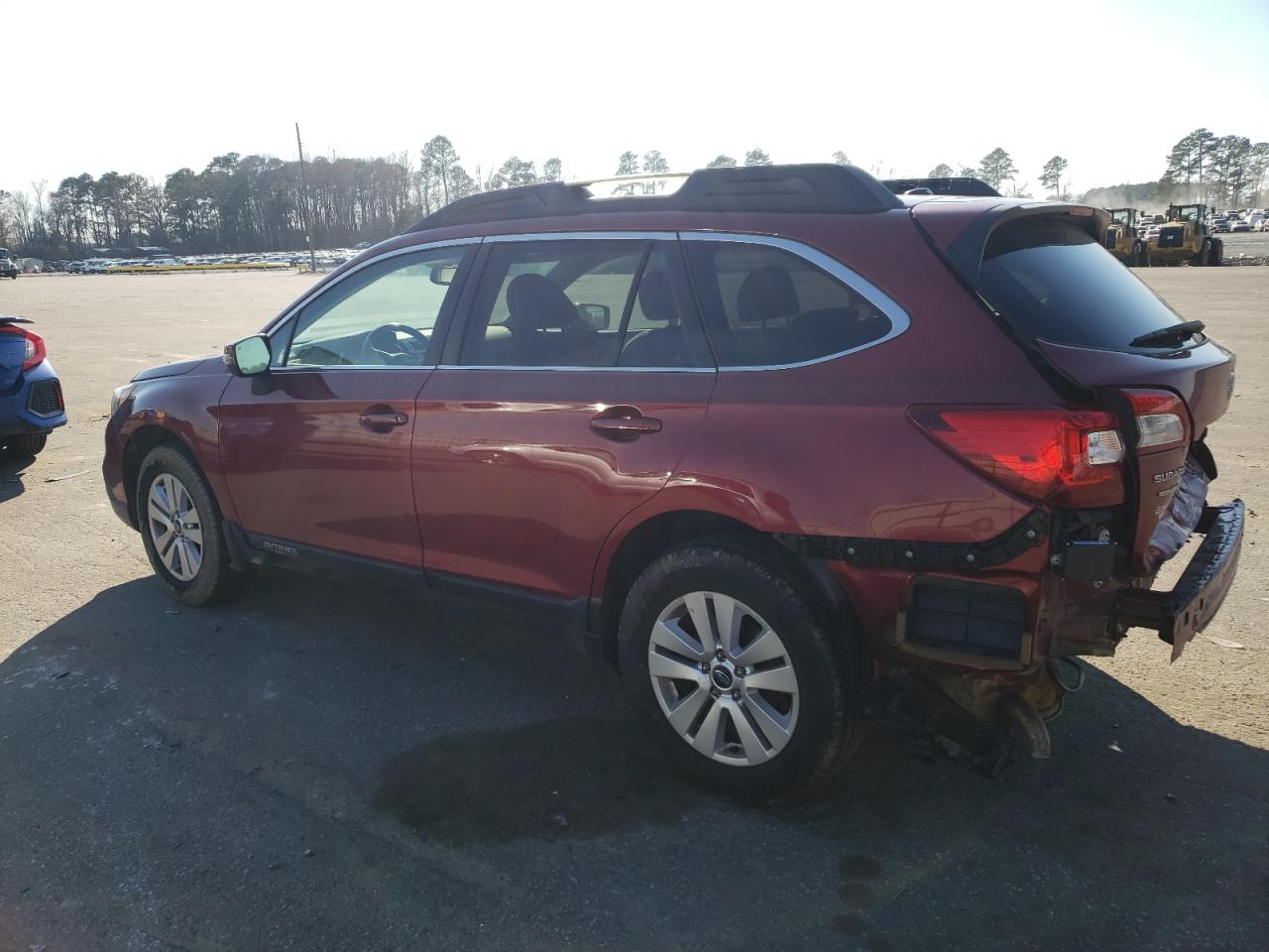2015 Subaru Outback VIN 4S4BSAFC8F3359903 Copart auction photo, rear end / front end damage thumbnail 2