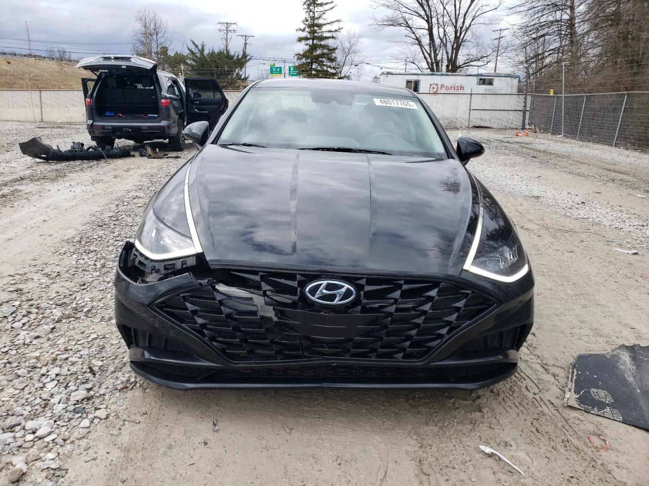 2021 Hyundai Sonata VIN 5NPEL4JA6MH066752 Copart auction photo, front end / rear end damage thumbnail 5