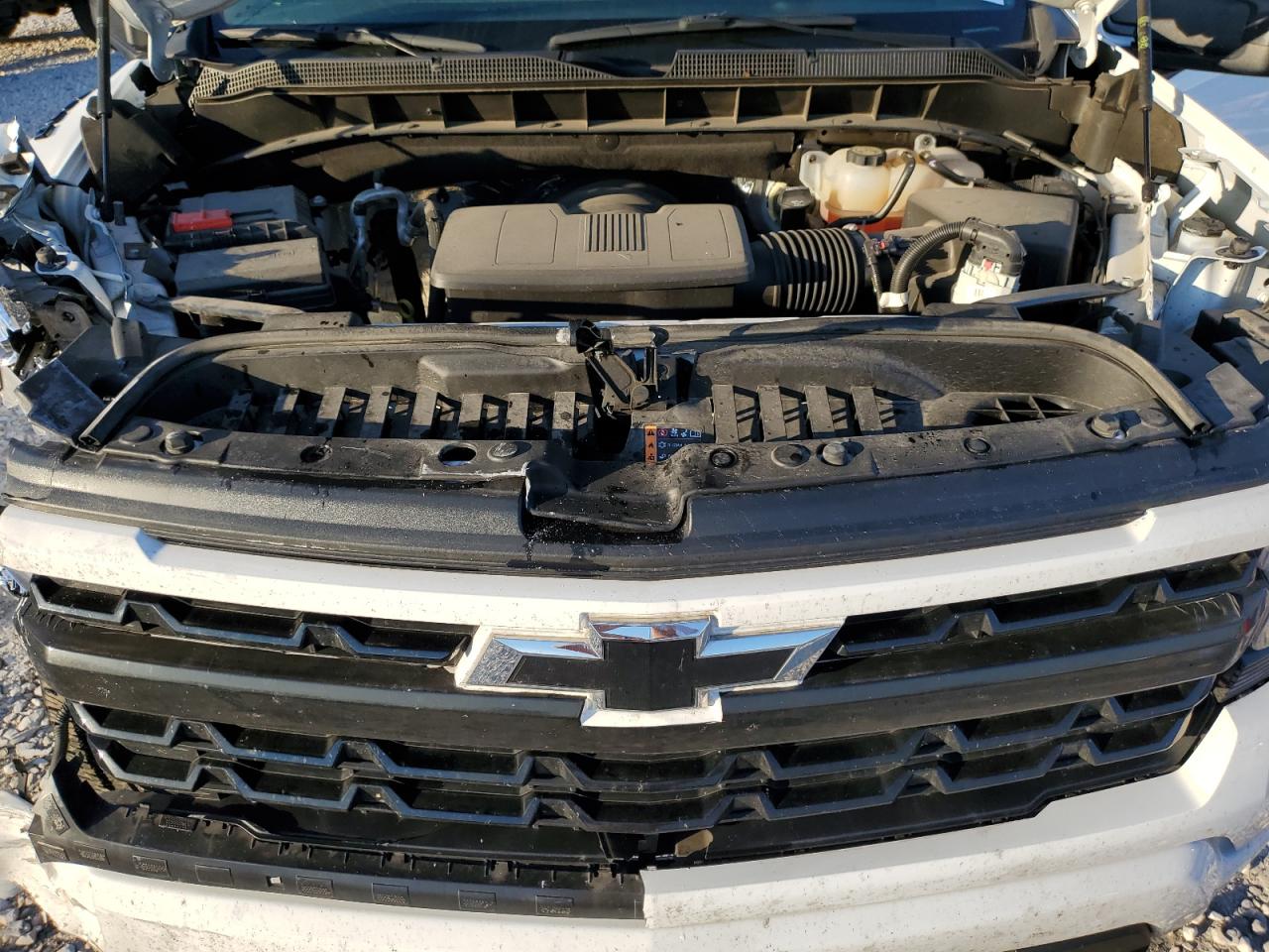 2023 Chevrolet Silverado VIN 3GCPADED4PG122980 Copart auction photo, front end / side damage thumbnail 11