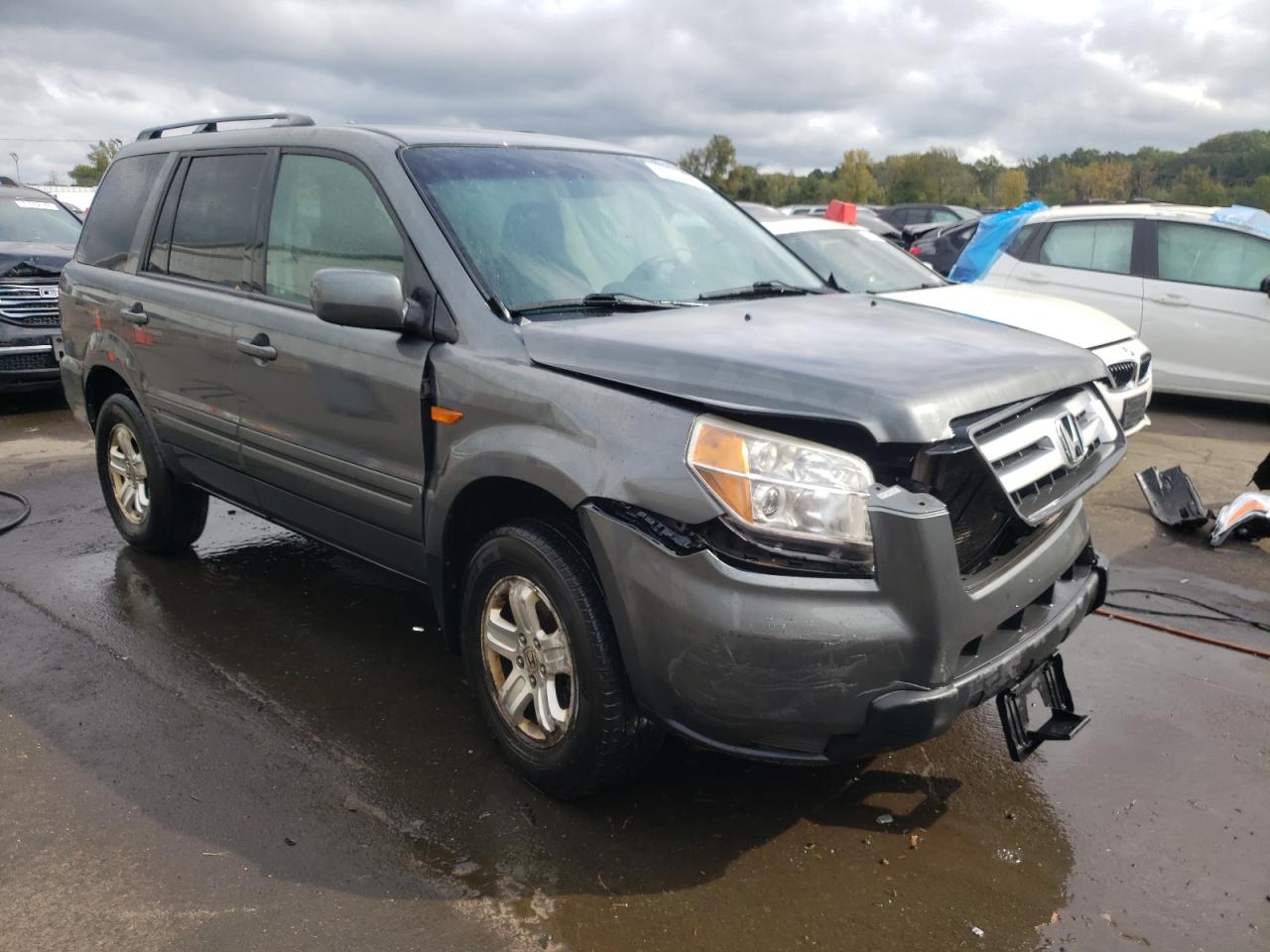 2008 Honda Pilot VIN 5FNYF18208B035308 Copart auction photo, front end / minor dent/scratches damage thumbnail 4