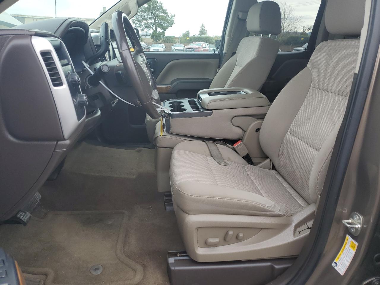 2015 GMC Sierra VIN 1GTV2UECXFZ146310 Copart auction photo, rear end / side damage thumbnail 7