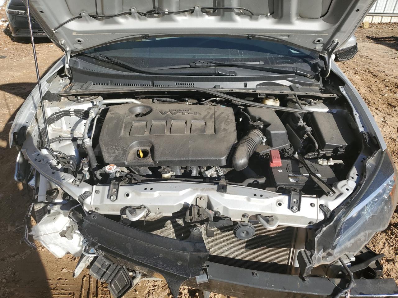 2018 Toyota Corolla VIN 5YFBURHE2JP841679 Copart auction photo, front end / undercarriage damage thumbnail 13