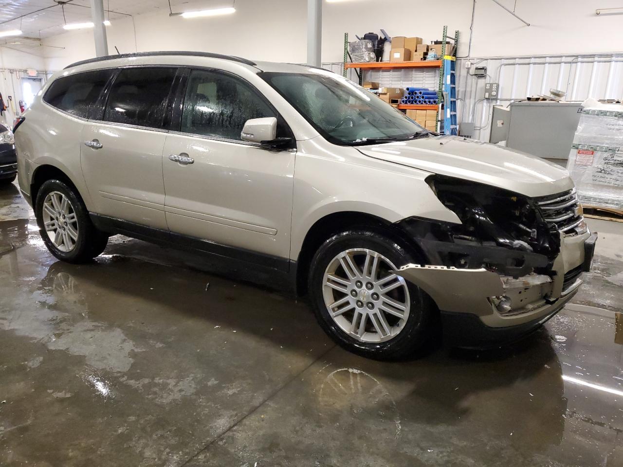 2015 Chevrolet Traverse VIN 1GNKVGKD3FJ142159 Copart auction photo, front end damage thumbnail 4