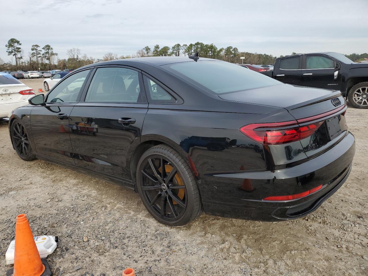 2023 Audi A8 VIN WAULDAF8XPN016253 Copart auction photo, vandalism damage thumbnail 2
