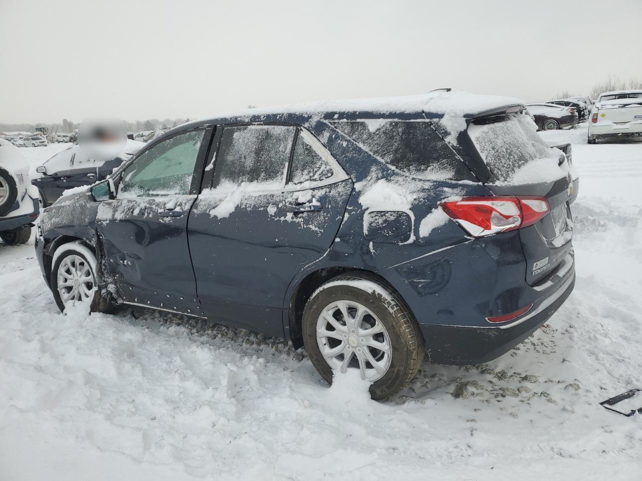 2018 Chevrolet Equinox VIN 3GNAXSEV4JL408710 Copart auction photo, all over damage thumbnail 2