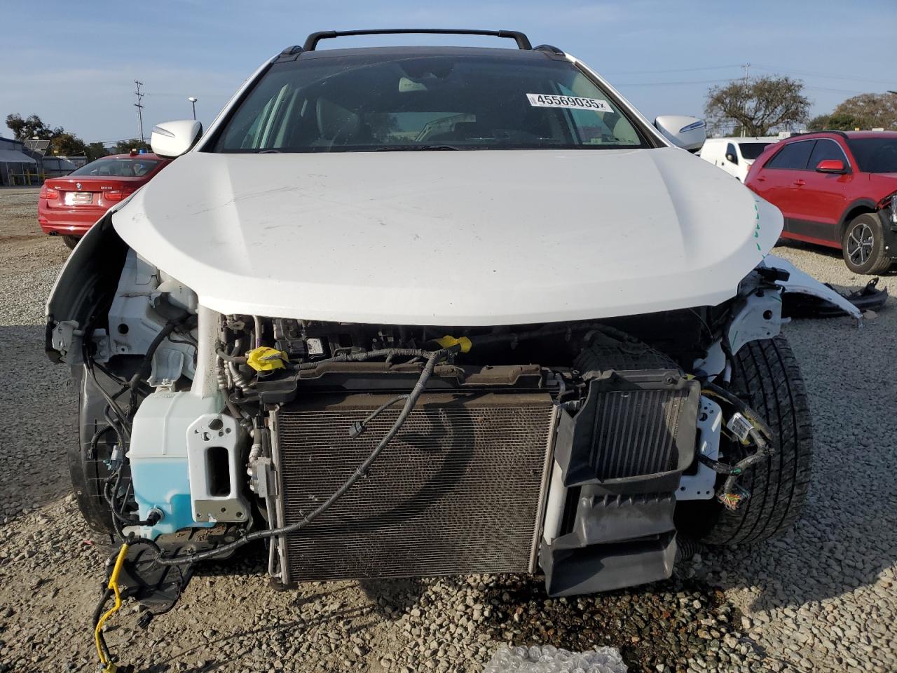 2018 Hyundai Santa Fe VIN 5XYZW4LAXJG536158 Copart auction photo, front end damage thumbnail 5