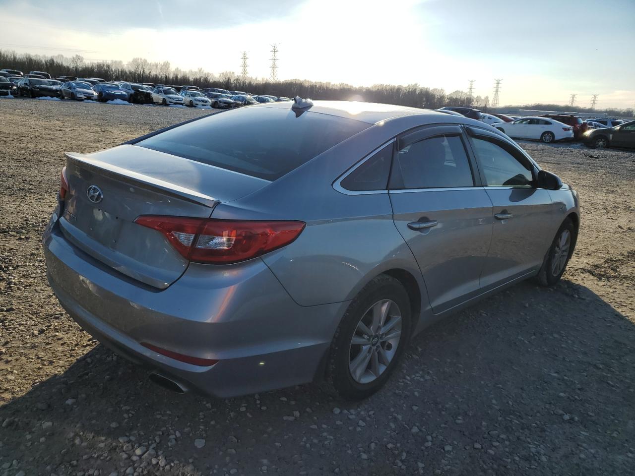 2016 Hyundai Sonata VIN 5NPE24AF4GH332451 Copart auction photo, side / rear end damage thumbnail 3