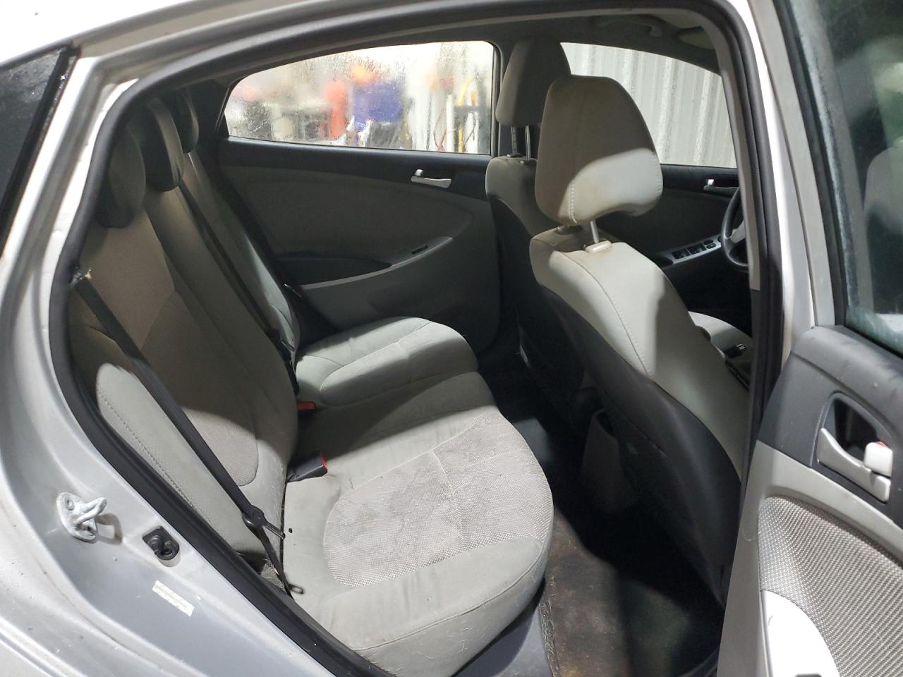 2014 Hyundai Accent VIN KMHCT4AE8EU774482 Copart auction photo, vandalism damage thumbnail 10