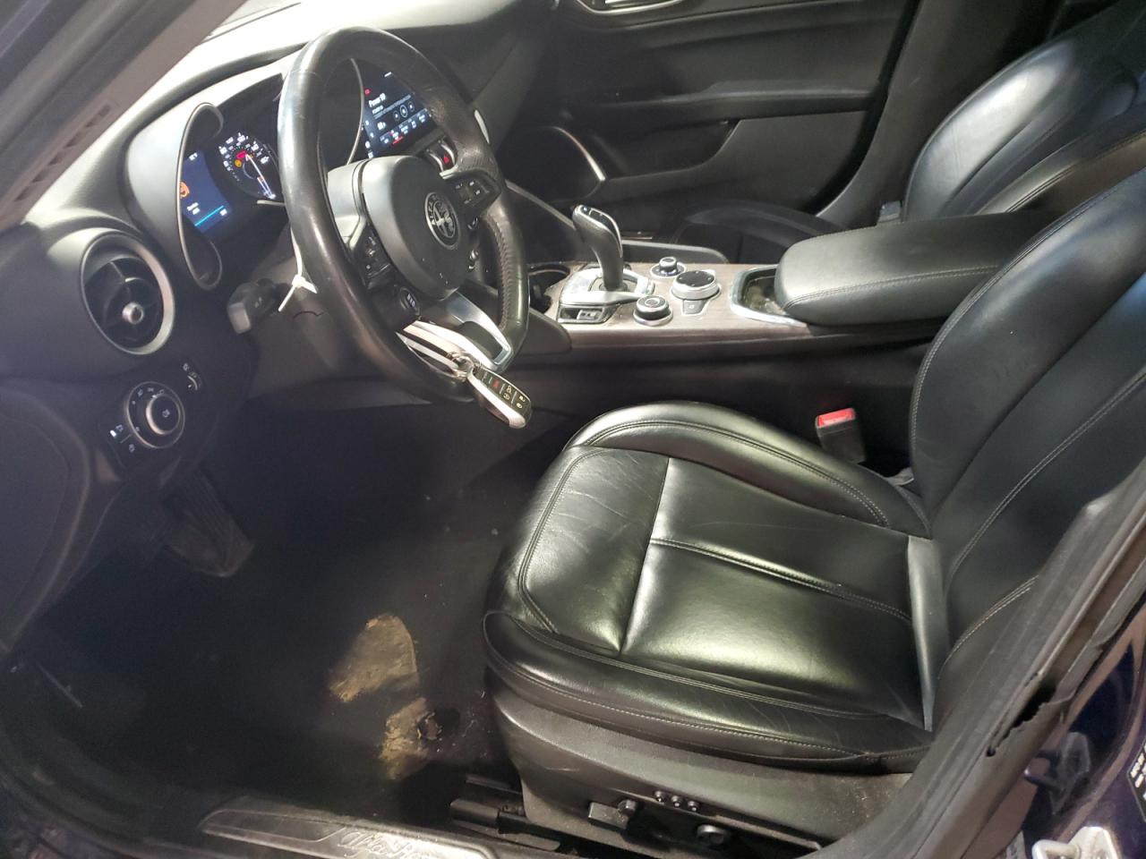 2020 Alfa Romeo Giulia VIN ZARFANBN9L7626533 Copart auction photo, front end / side damage thumbnail 7